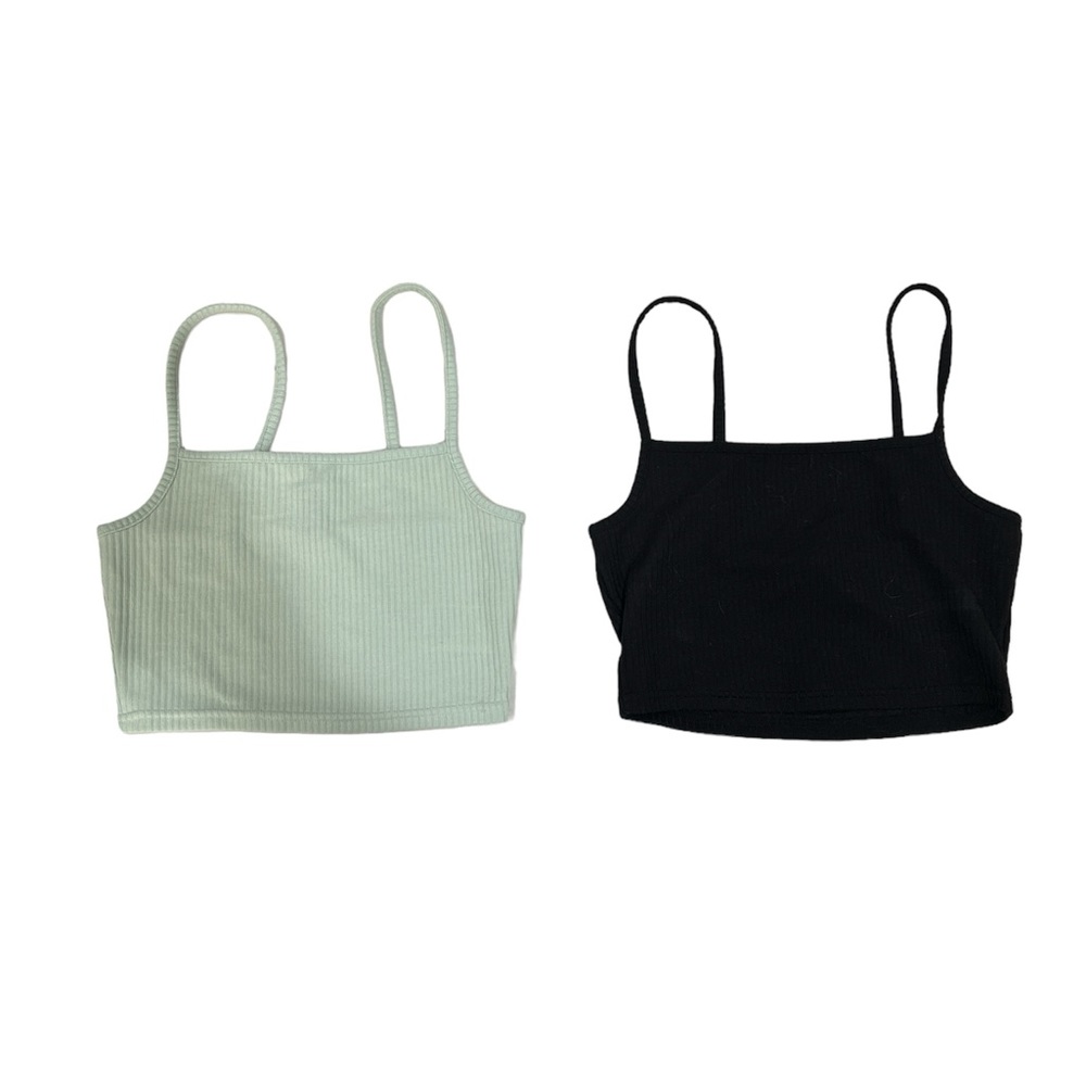 Divided/H&M size small‎ cropped tank tops